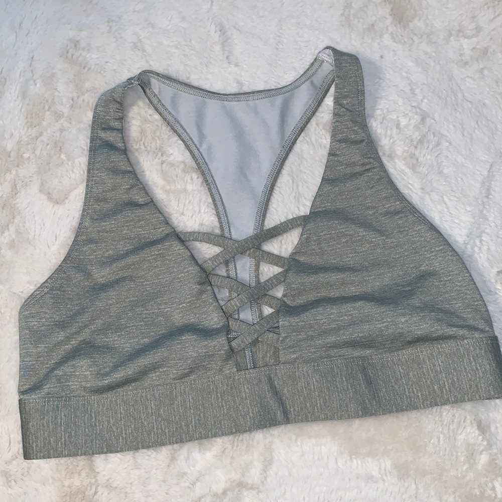 Large Victoria’s Secret PINK ultimate unlined strappy sports bra
